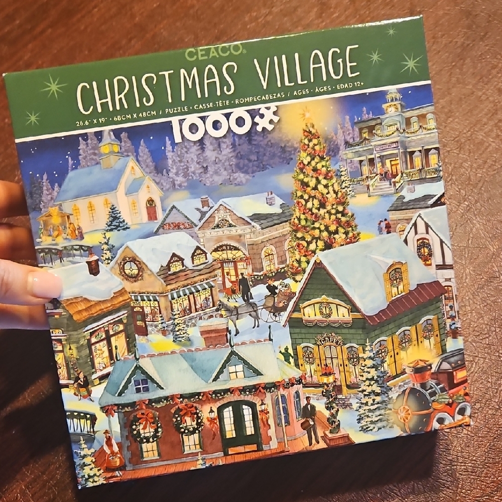 Ceaco Christmas Village Puzzle- New Bag Of Pieces Never OPENED